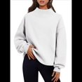 thumbnail image 3 of Sudaderas de Gran Tamaño para Mujer, Jersey de Cuello Alto, Sudaderas con Capucha de Larga, Tops, Conjuntos de Moda de Otoño, Ropa. L, 3 of 8