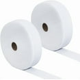 thumbnail image 1 of 2 rollos de tiras de guata Jelly Roll, tiras de tela de mezcla de algodón Jellyroll, 72 yardas x 2 1/4 pulgadas, tiras de tela blanca perforadas para tapicería de colcha, 1 of 9