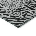 thumbnail image 4 of Addison Rugs Chantille Indoor/Outdoor Transitional Animal Skin Gray Washable Round Rug, 8' x 8', 4 of 6