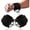 2pcs Black, variant on Adjustable Wrist Cuffs for Cable Machines, Heavy Duty Non-Slip Fitness Wrist Straps with D-Ring for Weightlifting, Pull-Ups, Strength Training and Home Gym