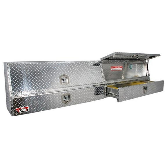 Unique Truck Accessories UNITBS200-88D-BD 88 in. Contractor Top Sider with Drawers & Doors Commercial Class