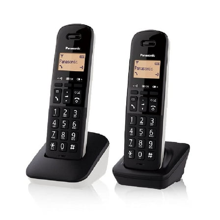 Panasonic Cordless Doppio KX-TGB612JTW Bianco/Nero