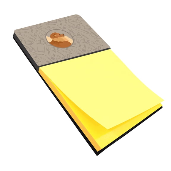 Pomeranian In the Kitchen Sticky Note Holder
