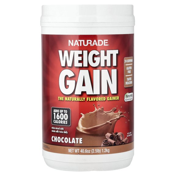 Naturade Weight Gain, Chocolate, 2.5 lb (1.2 kg)
