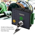 thumbnail image 3 of Generator Controller, Manual Start Generator Controller Panel Board with Keys for Generator Control Module, LCD Generator Controller Module Control Panel, 3 of 5