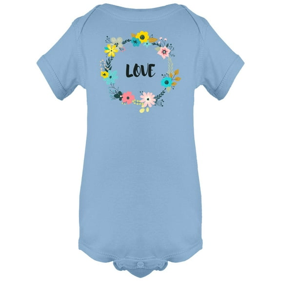 Love Wreath Bodysuit Infant -Image by Shutterstock,  24 Months