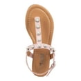 thumbnail image 5 of Mudd Amber Little & Big Girl T-Strap Pearl Sandal, Sizes 10-4, 5 of 6