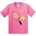 thumbnail image 3 of Inktastic Tennis Racket and Ball Youth T-Shirt, 3 of 5