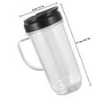 thumbnail image 2 of SHOWERORO Blender Cup Replacement Food-Grade Plastic for Health-Conscious Users 1Pcs 8x8x17cm, 2 of 6
