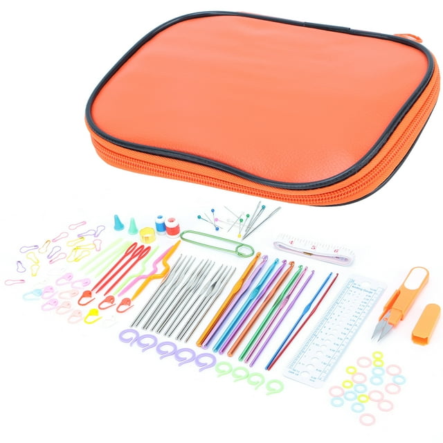 DIY Knitting Tools,100 Pcs Crochet Hooks Aluminum Crochet Hooks Set Crochet Hooks Set Optimized for Excellence