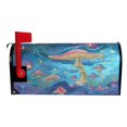 thumbnail image 3 of Ryvnso Mailbox Cover Magic Mushroom Stars Magnetic Mailbox Wrap Standard Size 21x18 Inch, 3 of 8