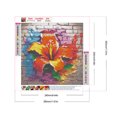 thumbnail image 2 of Pintura de diamante 5D DIY Kit completo de flores de taladro redondo Decoración del hogar Artesanía, 2 of 9