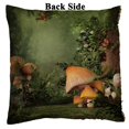 thumbnail image 2 of PKQWTM Fantasy Mushroom And Stump In The Forest Reversible Mermaid Cushion Cover Home Decor Sequin Pillow Case Size 18x18 inches, 2 of 2