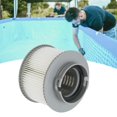 thumbnail image 4 of Pool Filter Cartridge, Easy To Install Reusable 4.3x3.3in Replacement Swimming Pool Filter  for Water Filtration for MSPA FD2089 Inflatable Swimming Pool, 4 of 7