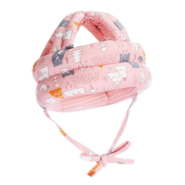 Casco para bebés y niños pequeños, sin golpes, cojín de seguridad para la cabeza, capó de parachoques, gorra protectora ajustable, gorro de seguridad para niños para correr, caminar, gatear