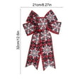 thumbnail image 3 of ChicYu Christmas Bow Christmas Decoration Festive Design Soft Texture Easy to Hang for Christmas Tree Wreath Home Party Holiday Festive Ambiance, 3 of 6