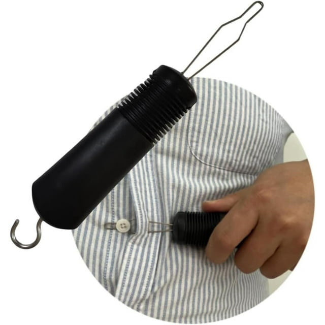 Shiogb Button Hook for Seniors One Handed, Button Assist Tool for Elderly & Disabled, Zipper Pull Helper for Dresses Shirts and Daily Living, Button Hook for Seniors