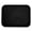 Black, variant on BOKYAN Commercial Fast Food Tray Polypropylene Rectangular Thick Slip Resistant Food Service Serving Platter for Restaurant Cafe Canteen 13.8 x 10.6 inches / 35 x 27 cm White