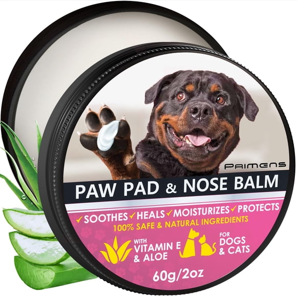 Bálsamo para Patas de Perro Primens 60g con Aloe Orgánico y Vitamina E