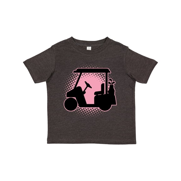 Inktastic Golfing Girls Golf Cart Girls Toddler T-Shirt