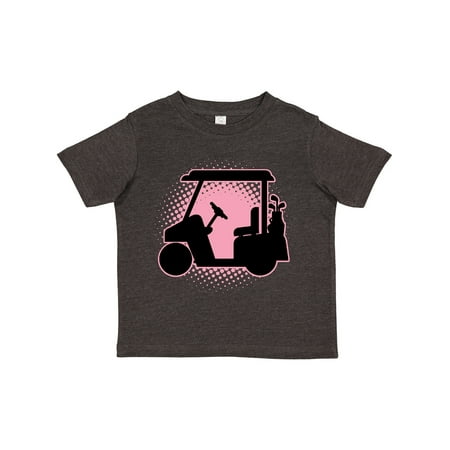 

Inktastic Golfing Girls Golf Cart Gift Toddler Toddler Girl T-Shirt