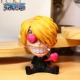 thumbnail image 3 of Figura de anime de One Piece Luffy, Zoro, Sanji, Robin, Nami, Brook, figuras decorativas, Ace, decoración coleccionable, modelo de PVC, juguete para niños, regalo de Navidad, 3 of 5