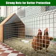 thumbnail image 6 of Hardware Cloth, Vinyl Coating Galvanized Steel Chicken Wire Fence Wire Mesh Fence Poultry Netting Garden Fence Tree Guard Rolls for Yard Vegetable Plant Protection, 6 of 6