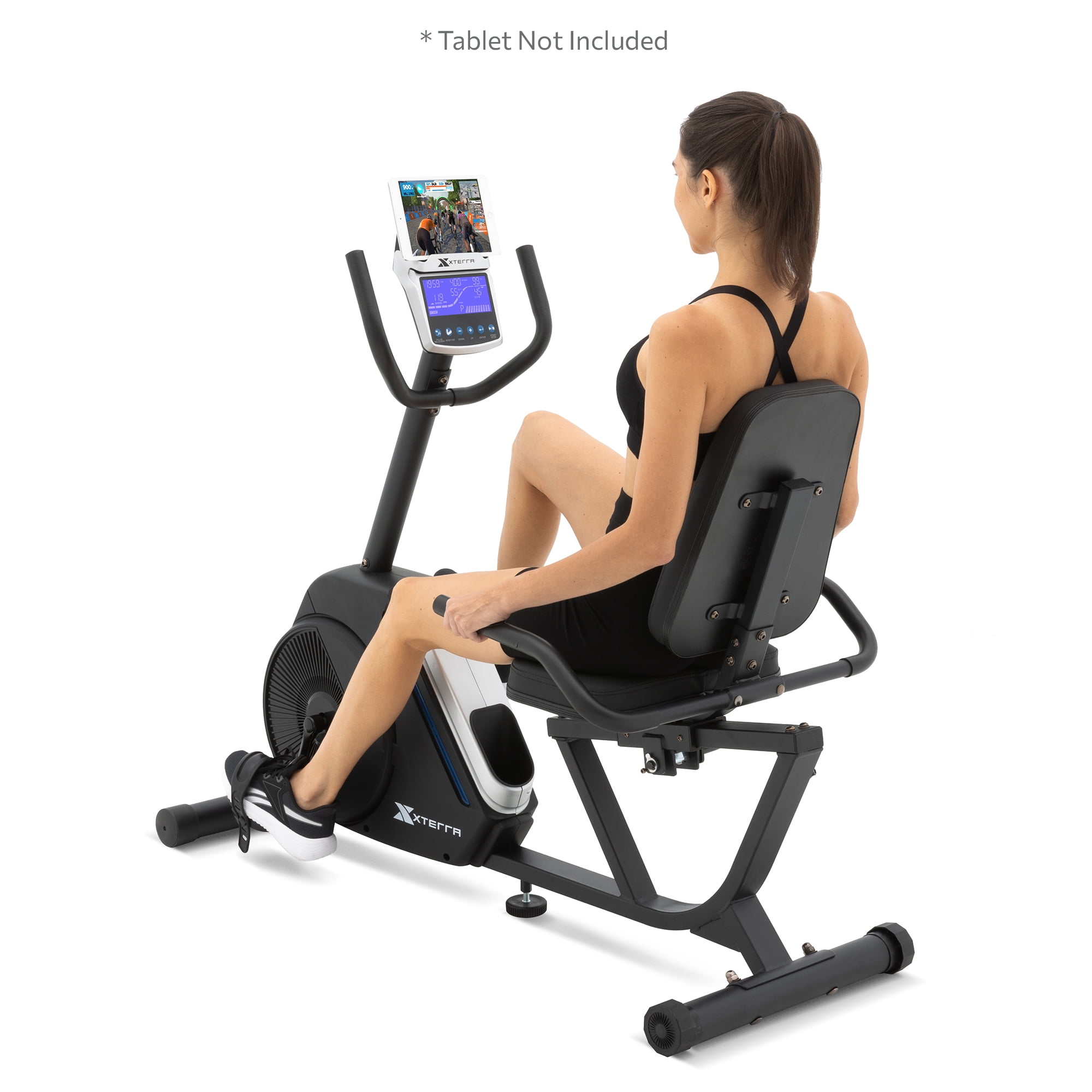 XTERRA Fitness SB240 Recumbent Exercise Bike with 24 Preset Programs and Bluetooth Connectivity