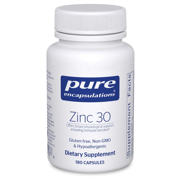 Pure Encapsulations Zinc 30mg, 180 Capsules photo 1