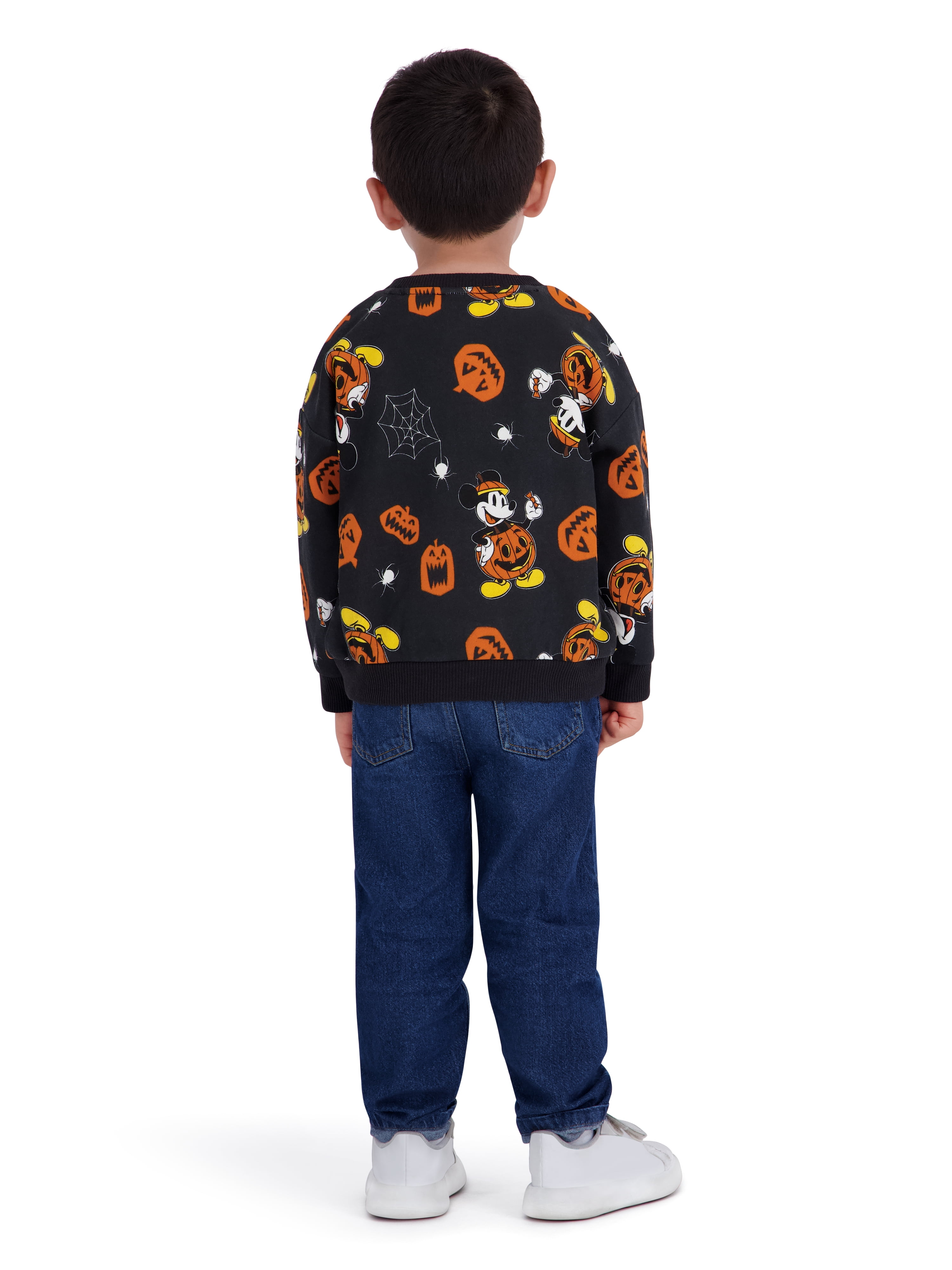 Mickey Mouse Toddler Boy Long Sleeve Halloween Sweatshirt, Sizes 12M-5T