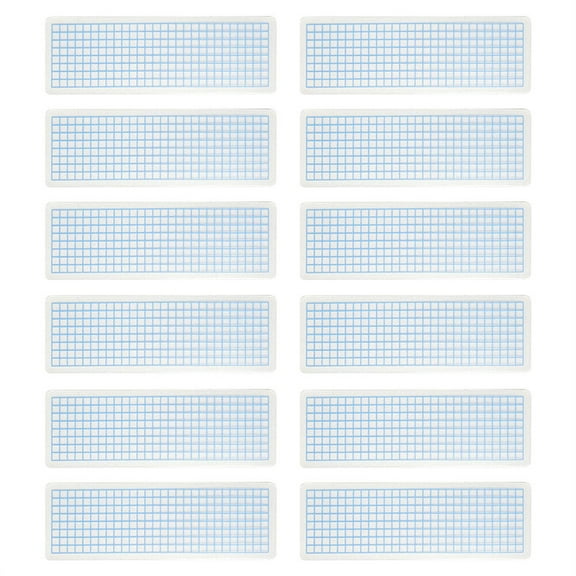 ifundom Blue Plastic Washi Tape Storage Boards 50Pcs