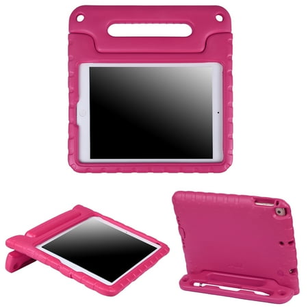 Generation Ipod Cover (HDE iPad 9.7 Case for kids 2018 6th Generation Shockproof Bumper Protective Cover Stand for All New Apple iPad 9.7 Inch - Hot)