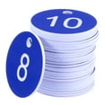 thumbnail image 5 of Number Tags 1-30, 30 Pcs 35mm Round Key Tags for Dormitory House Lockers, Blue, 5 of 7