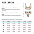thumbnail image 6 of Daiia Strawberry Women's Bikini Set Two Piece Swimsuit High Waisted Bikini Adjustable Straps Bikini Perfect for Beach, Pool, and Summer Vacation-XX-Large, 6 of 9