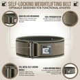 thumbnail image 3 of Element 26 Self-Locking Weight Lifting Belt - Premium Weightlifting Belt for Serious Functional Fitness & Olympic Lifting Athletes - Lifting Belt for Men and Women, 3 of 7