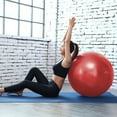 thumbnail image 4 of Total Body Balance Ball Kit - Includes Anti-burst Stability Exercise Yoga Ball, Air Pump Red 55cm, 4 of 5