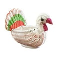 thumbnail image 2 of Elodie Fruit Basket Table Centerpiece Serving Tray for Countertop Kitchen Cosmetics Peacock, 2 of 8