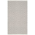 thumbnail image 3 of SAFAVIEH Montauk Kimberlyn Geometric Diamond Cotton Area Rug, Grey/Ivory, 2'3" x 3'9", 3 of 9