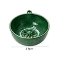 thumbnail image 4 of Berry Swirl Fruit Rinse Bowl, 2-in-1 Wash & Drain Colander with Built-In Strainer, for Berries, Grapes, Produce, 6.7" Diameter, Green, 4 of 8