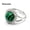 Malachite, variant on Natural Crystal Flower Round Bead Chakra Ring Quartz Jewelry Healing Reiki Gift