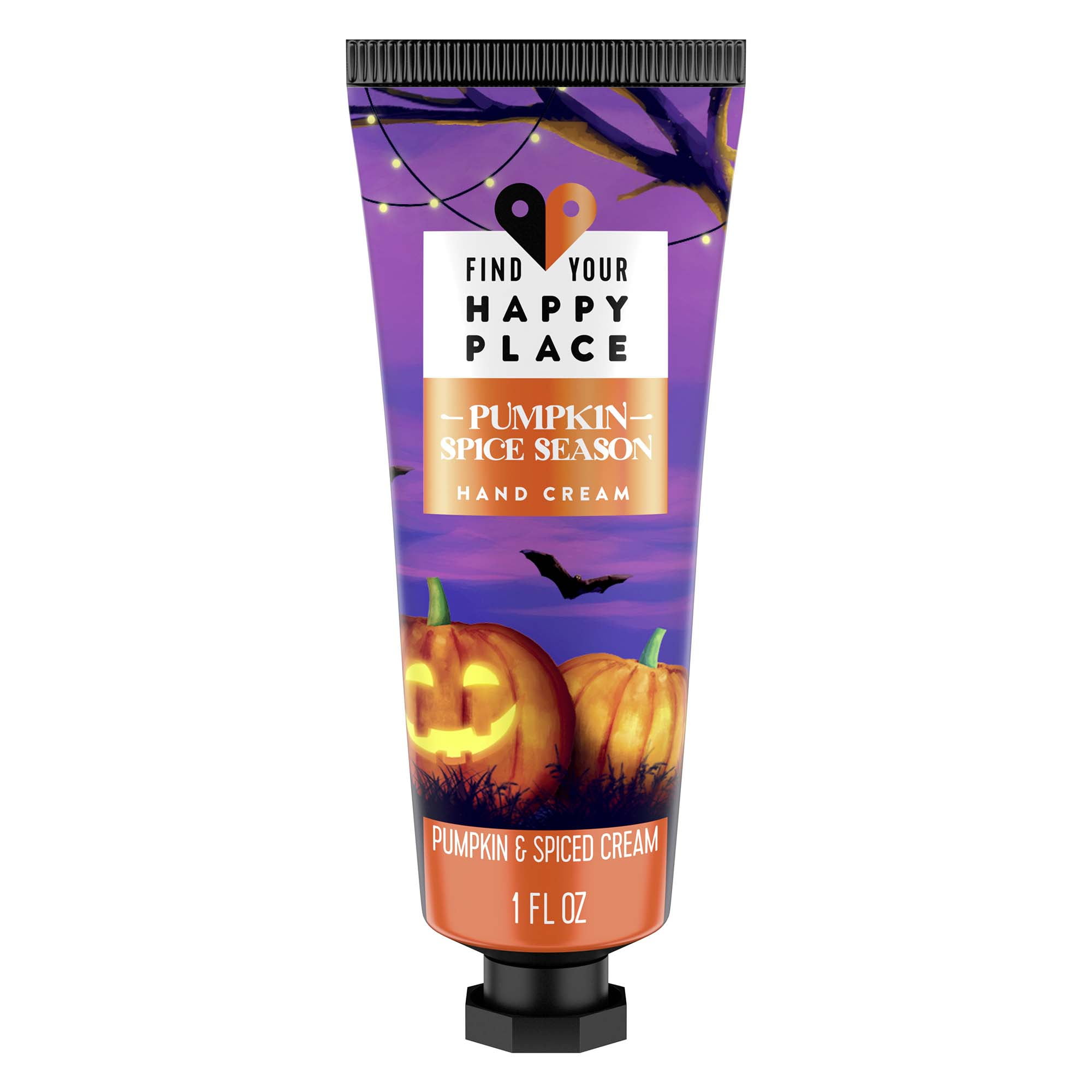 Find Your Happy Place Pumpkin Spice Season Moisturizing Hand Cream for Dry Skin Pumpkin and Spiced Cream 1 oz