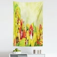 thumbnail image 1 of Food Tapestry, Colorful Design Vegetable and Fruit Garden Banana Pepper Lemon Grapes, Fabric Wall Hanging Decor for Bedroom Living Room Dorm, 5 Sizes, Yellow Green and Multicolor, by Ambesonne, 1 of 1