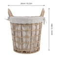 thumbnail image 2 of UPOUART 1Set Sturdy Laundry Hamper Assorted Color Constructed with Rope and Fabric for Family Use, 2 of 8