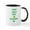 White/Black Inside, variant on CafePress - Keep Calm And Avocado On Mug - 11 oz Ceramic Mug - Novelty Coffee Tea Cup