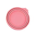 thumbnail image 1 of Tapa hermética de silicona para latas de mascotas, sellador versátil para almacenar alimentos, tapa flexible para perros Rosa, 1 of 9