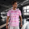 thumbnail image 3 of Wukai Best Mom ever Print Men's Short-Sleeved Mesh T-Shirt,Quick-Dry Short Sleeve Workout T-Shirt-X-Large, 3 of 8
