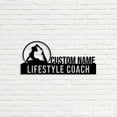 thumbnail image 5 of Handmadetneonsign Lifestyle Coach Metal Nameplate, Lifestyle Coach Desk Nameplate, Trainer Desk Decor 037894, 5 of 5