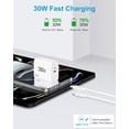thumbnail image 3 of Cargador de pared rápido Charger ARCCRA de 30 W GaN USB C para iPhone 16, 3 of 7