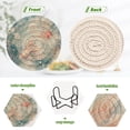 thumbnail image 5 of YAZAOO 6Pcs Drink Coasters With Holder 3.94Inch Goldfish in Motion Creative Coil Coaster Coasters Colors Absorbent Coasters for Drinks Coasters Set Thicken Heat for Home Table, 5 of 7