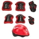 thumbnail image 1 of JUEGO DE CASCOS PARA BICICLETAS Para Niños, Engranaje de Proteccióne de Casco para Bicicletas para Niños Finamiento Suave de Protecciónemeta Ajustable para el Ciclismo 5, 1 of 7